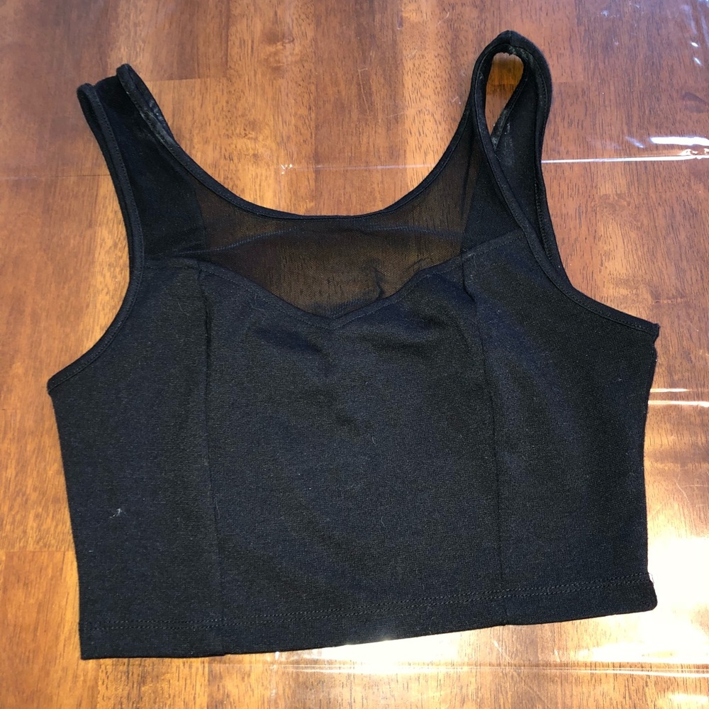 Black Crop Top